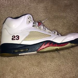 Air Jordan Retro 5 Olympic size 14